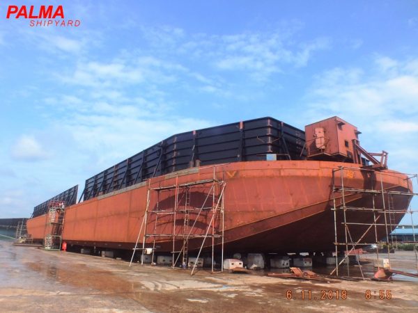 ±7500 DWT - Deck Cargo Barge - BKI Class