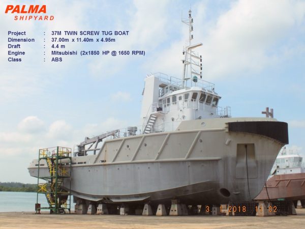 Tugboat 37 M - 2 x 1850 HP - ABS Class