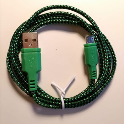 Micro USB Android Sync & Charger Cable – Green