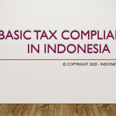 Basic tax compliance in Indonesia